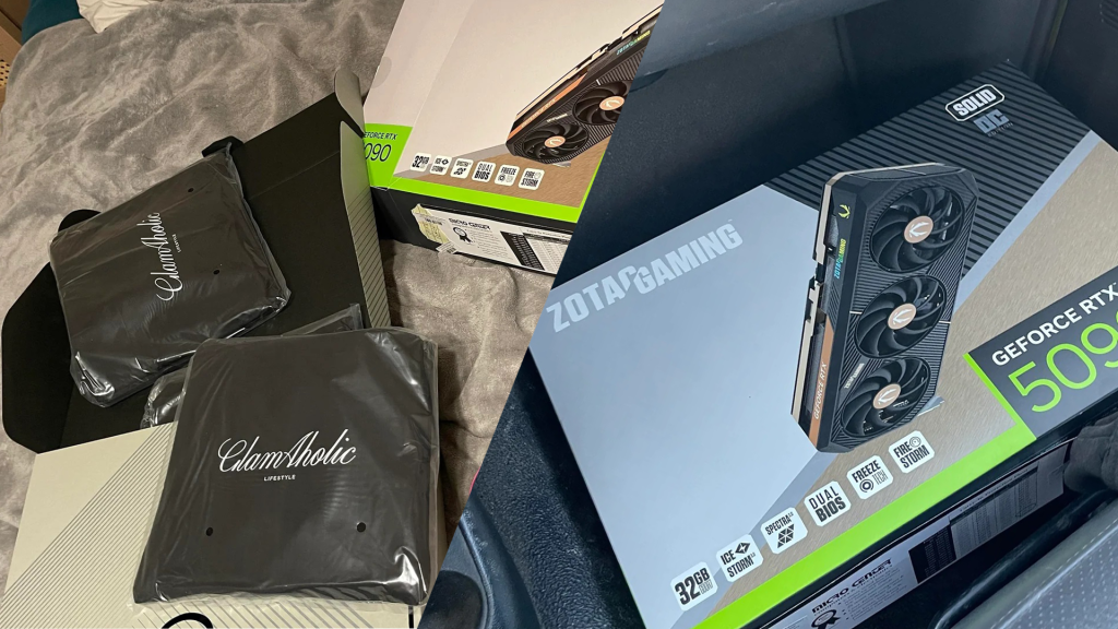 You Won’t Believe What Was Inside These Sealed Zotac RTX 5090 Boxes — Micro Center Finds 32 Full of Backpacks, No GPUs!